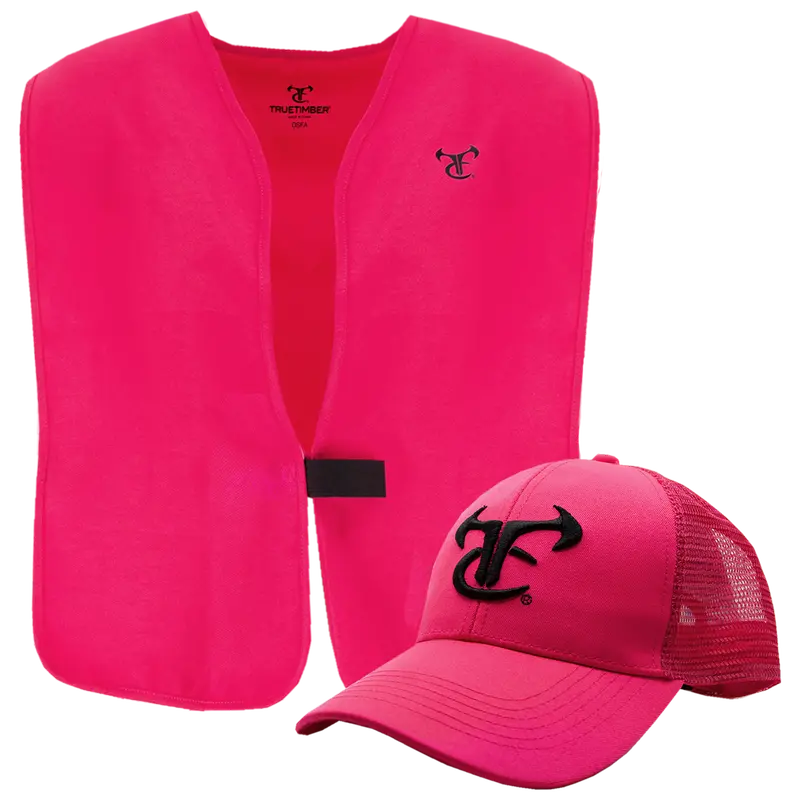 Blaze Pink Vest/Hat Set 1