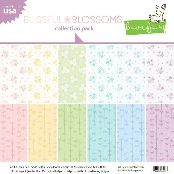 Blissful Blossoms - 12X12 Collection Pack 1