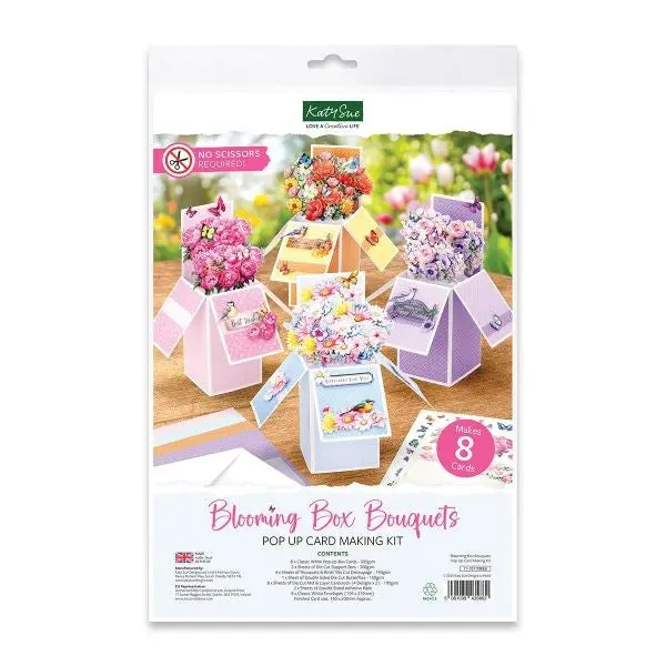 Blooming Box Bouquets - Pop Up Card Making Kit 1