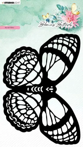 Blooming Butterfly - Big Butterfly Stencil 1
