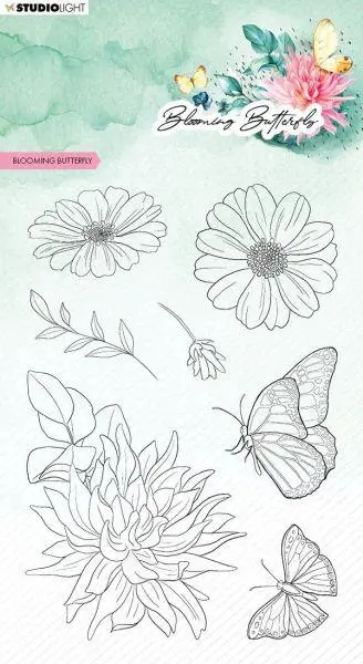 Blooming Butterfly - Blooming Butterfly - Clear Stamps 1