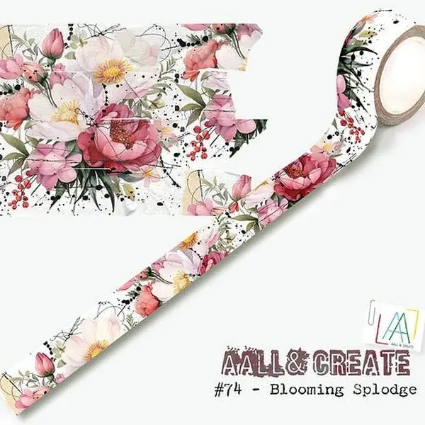 Blooming Splodge - Washi Tape 1