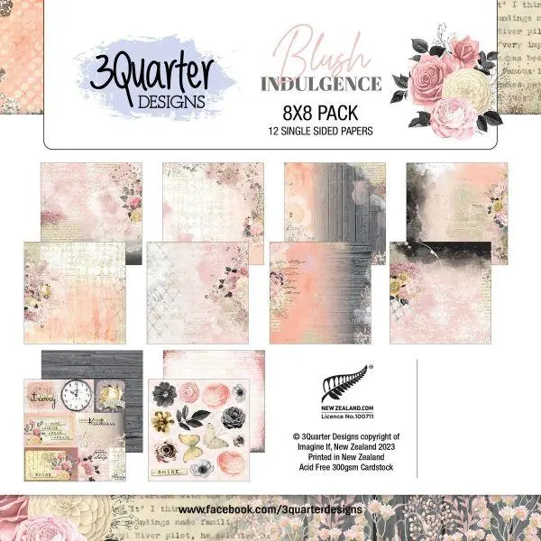 Blush Indulgence - 8X8 Collection Pack 1