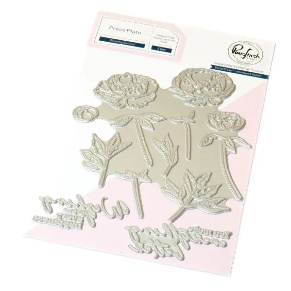 Blushing Blooms - Press Plate 1