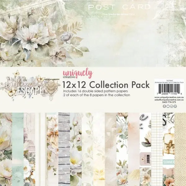 Bohemian Escape - 12X12 Collection Pack 1