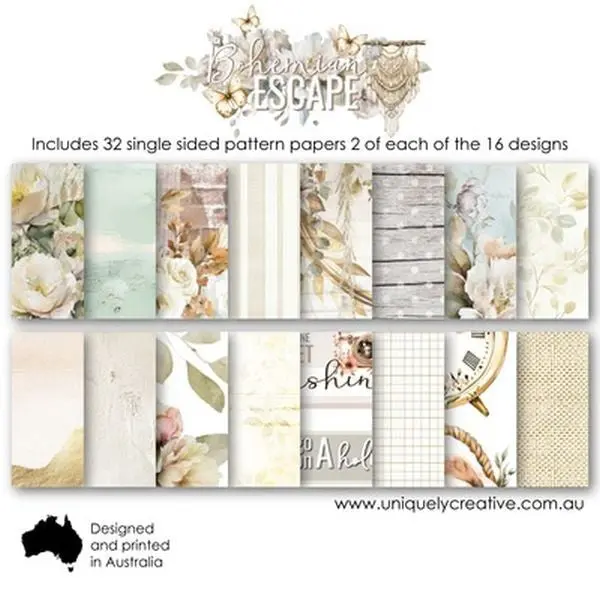 Bohemian Escape - 6X6 Collection Pack 1