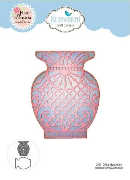 Bohemian Rose Collection - Dies - Delicate Fancy Vase 1
