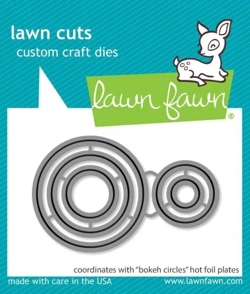 Bokeh Circles Hot Foil Plate Coordinating Dies 1