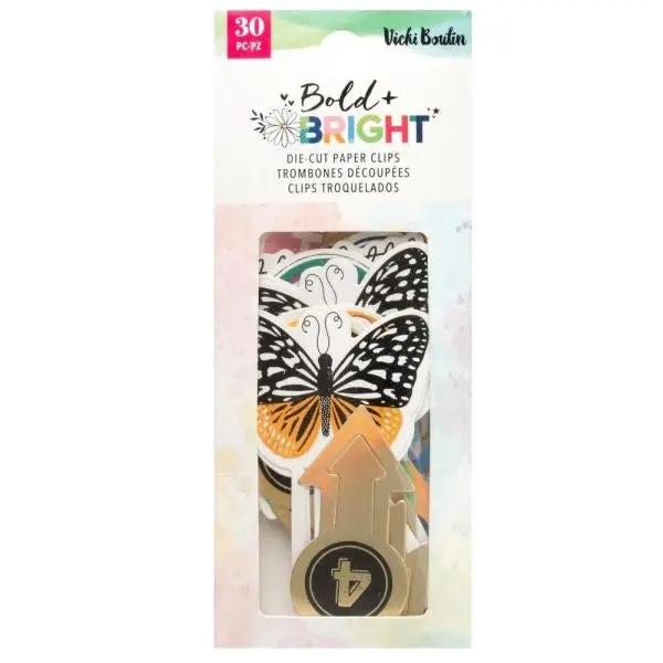 Bold And Bright - Die Cut Paper Clips 1
