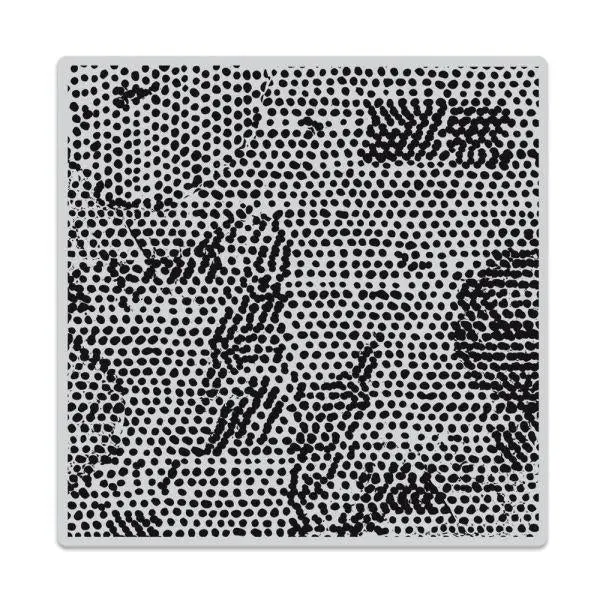 Bold Prints Cling Stamp - Rough Dots 1