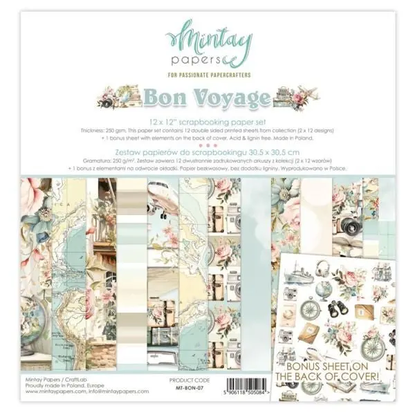 Bon Voyage - 12X12 Collection Pack 1