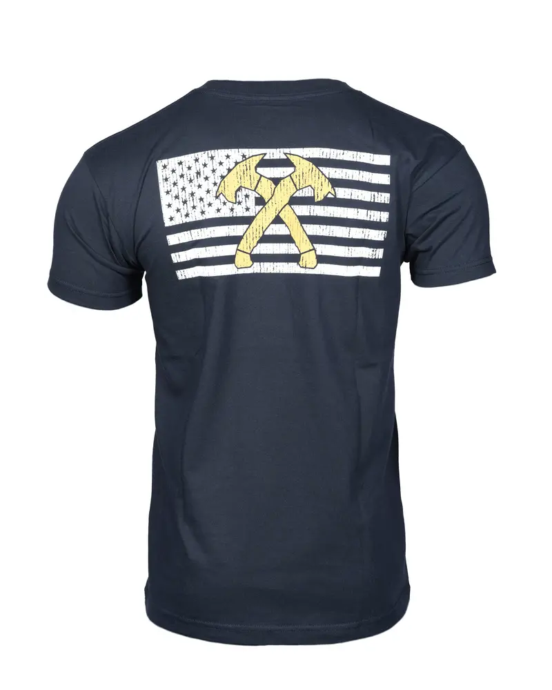 Bone Frog Crossed Hawks Flag Tee 2