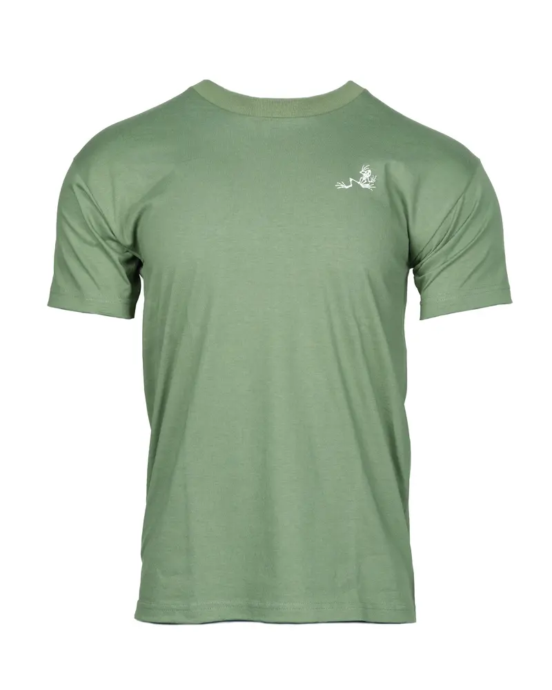 Bone Frog Crossed Hawks Flag Tee 3