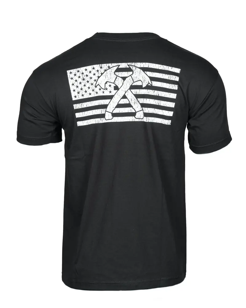 Bone Frog Crossed Hawks Flag Tee 6