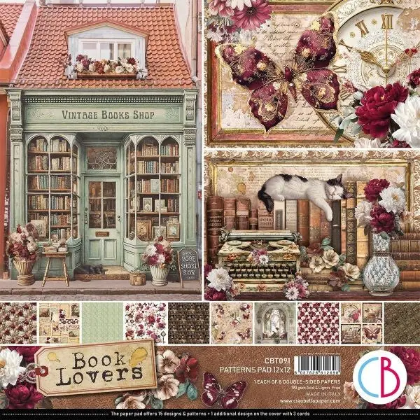 Book Lovers - 12X12 Collection Pack - Patterns 1