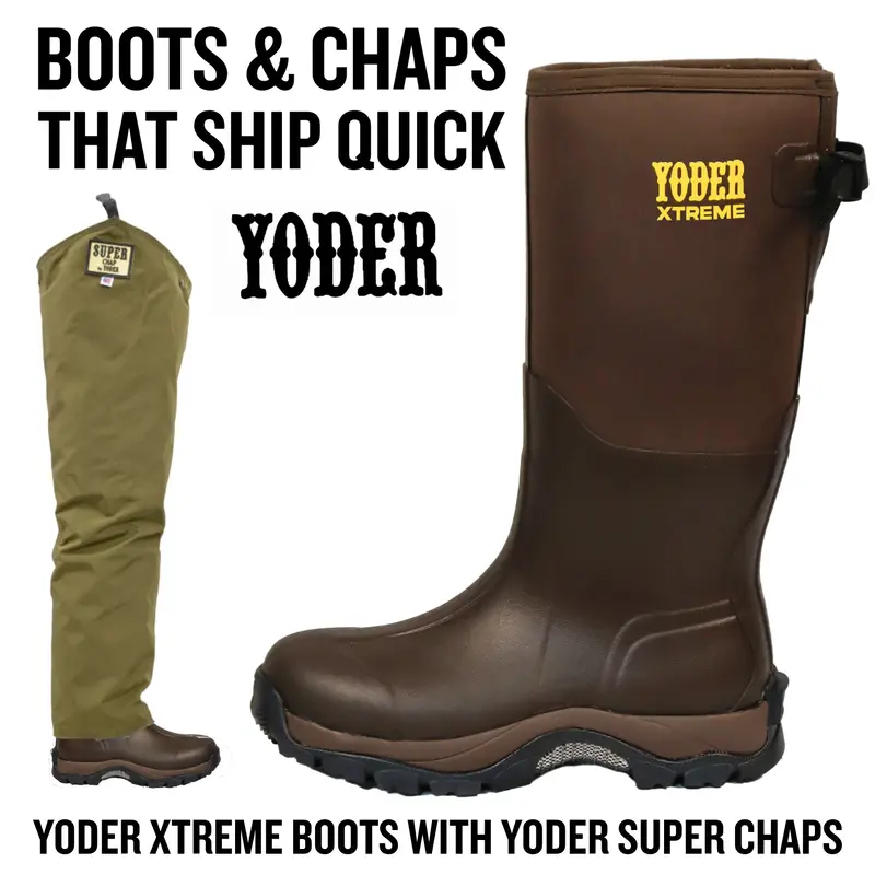 Boots & Chaps That Ship Quick - Xtreme Boot With Yoder Super Chaps 1