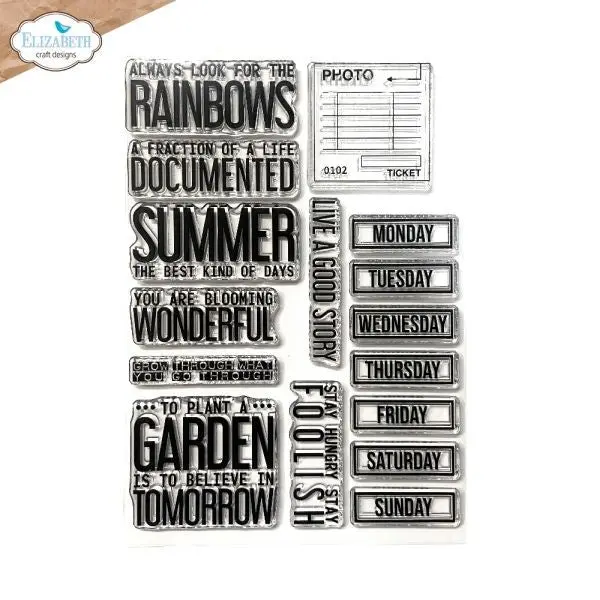 Botanical Blend Collection - Best Kind Of Days - Clear Stamps 1