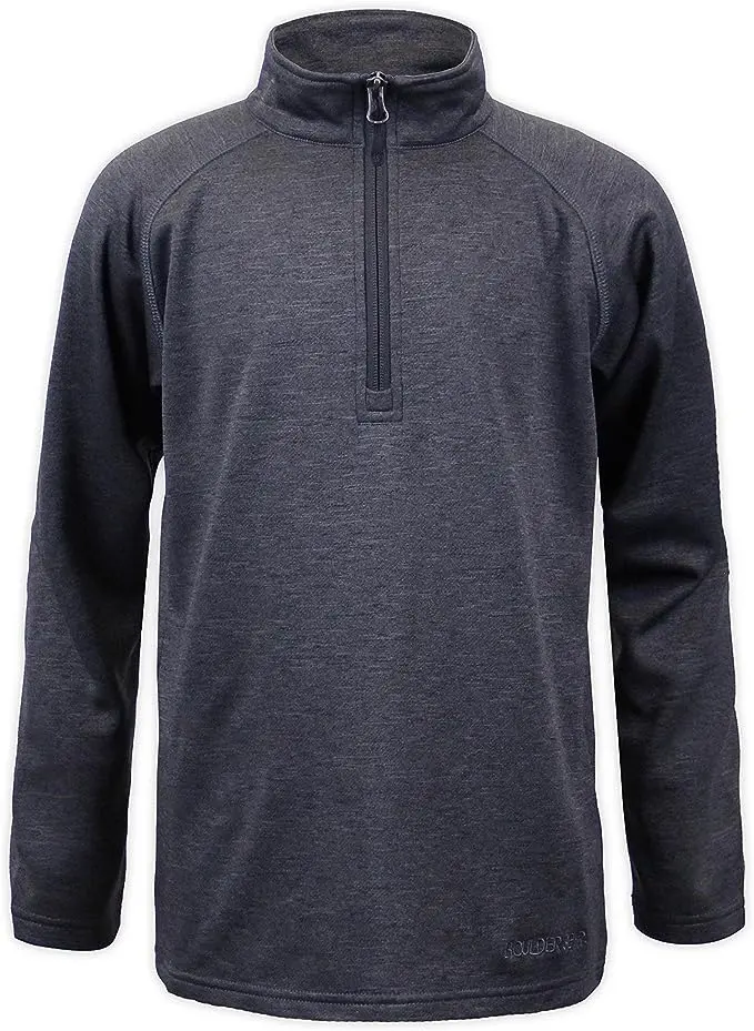 Boulder Gear 8770R Youth Boys Charge Micro 1/4 Zip 1