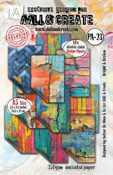Bright & Broken - A5 Designer Paper Pack 1