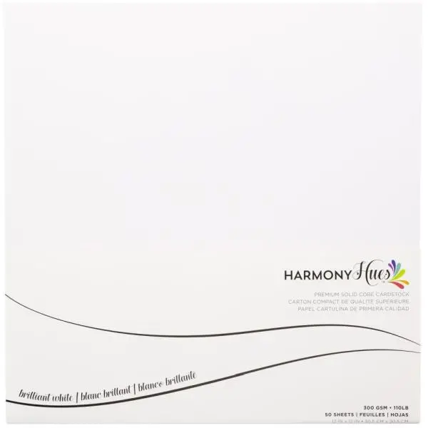 Brilliant White - 110# Cardstock 1