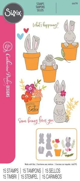 Bunny Bits & Blooms - Clear Stamps 1