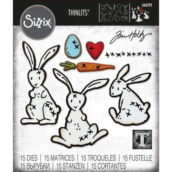 Bunny Stitch - Thinlits Dies 1