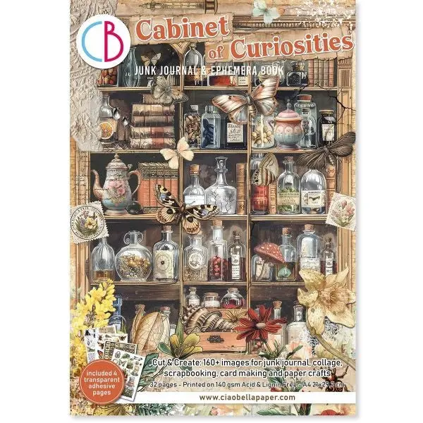Cabinet Of Curiosities Junk Journal & Ephemera Book 1