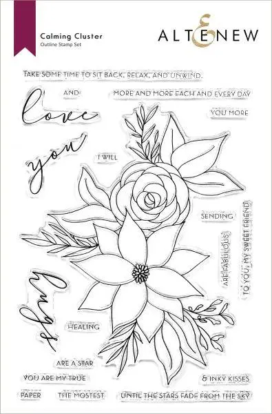 Calming Cluster Clear Stamp Set 1