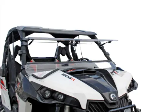 Can-Am Maverick Scratch Resistant Flip Windshield 1