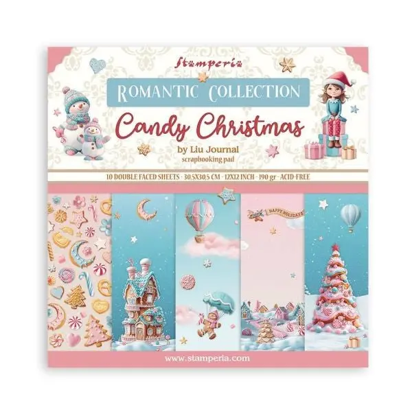 Candy Christmas - 12X12 Paper Pack 1