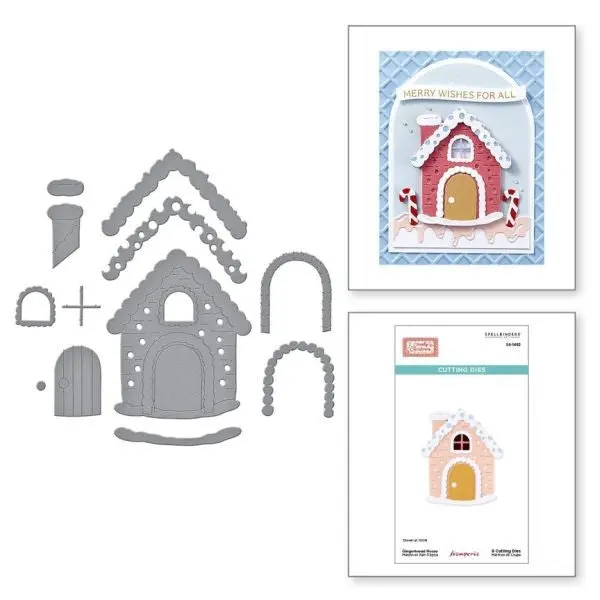 Candy Christmas Collection - Gingerbread House Dies 1
