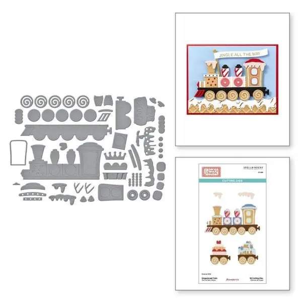 Candy Christmas Collection - Gingerbread Train Dies 1