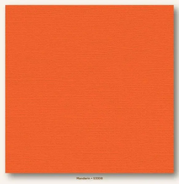 Canvas Cardstock - Mandarin 1