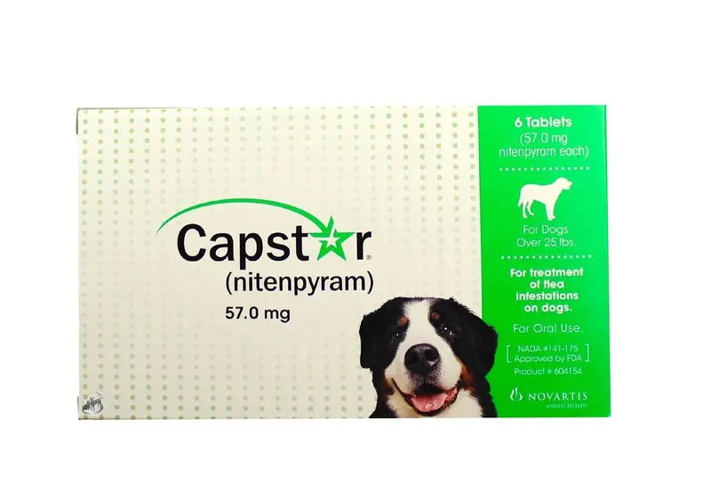 Capstar Flea Tablets For Dogs [25+ Lbs] (6 Count) 1