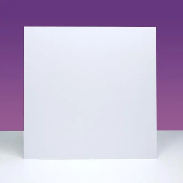 Card Blanks & Envelopes - Dove White - 8"X8" 1