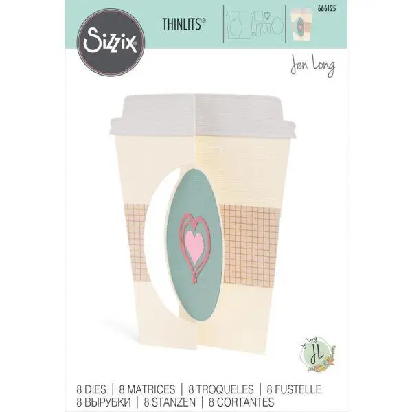 Card, Cafe - Thinlits Dies 1
