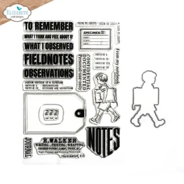 Card Lab Collection - Stamp & Die Set - Field Notes 1