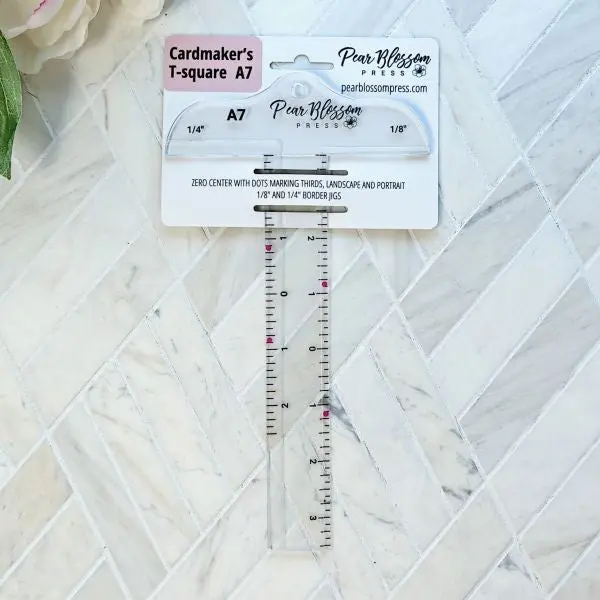 Cardmaker's T-Square Ruler - A7 1