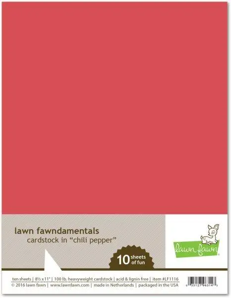 Cardstock - Chili Pepper 1
