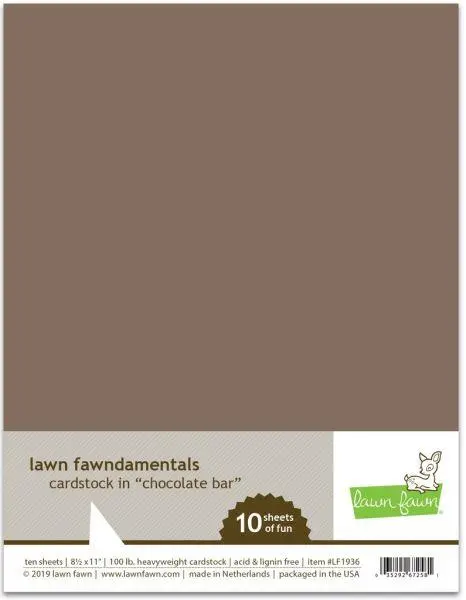 Cardstock - Chocolate Bar 1