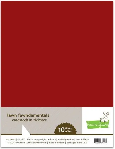 Cardstock - Lobster 1