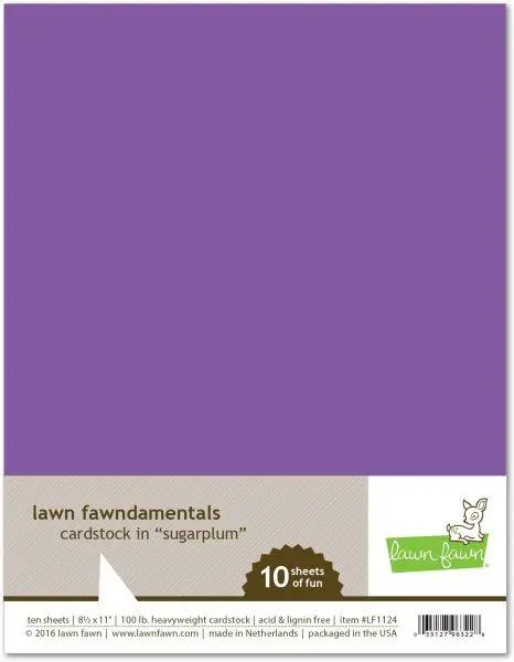 Cardstock - Sugarplum 1