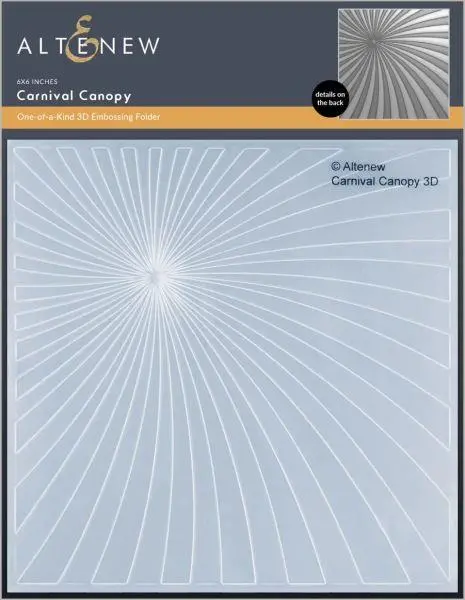 Carnival Canopy 3D Embossing Folder 1