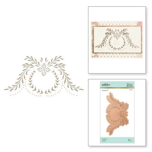 Cartouche Glimmer Hot Foil Plate 1