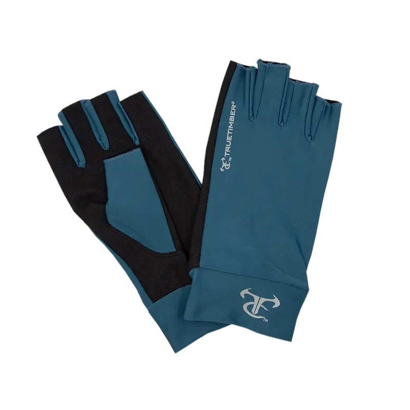 Castaway Fishing Gloves - Mallard Blue 1