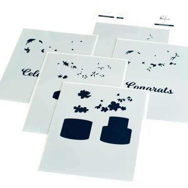 Celebrate In Style - Layering Stencils 1