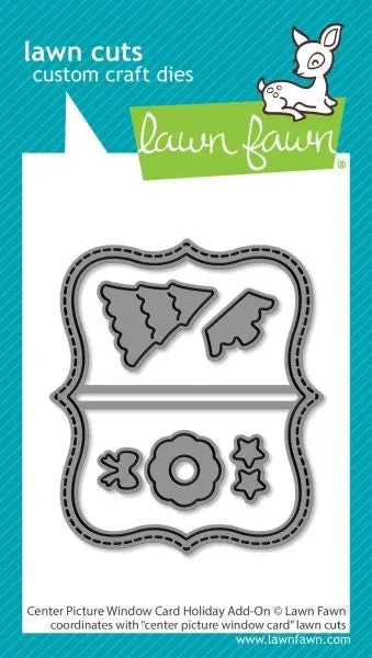 Center Picture Window Card Holiday Add-On Dies 1