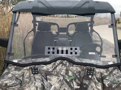Cfmoto Uforce 500 & 800 Hard Coated Polycarbonate Windshield With Vent 1