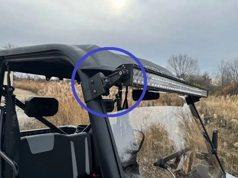 Cfmoto Uforce 600, 50" Led Light Bar Brackets 1