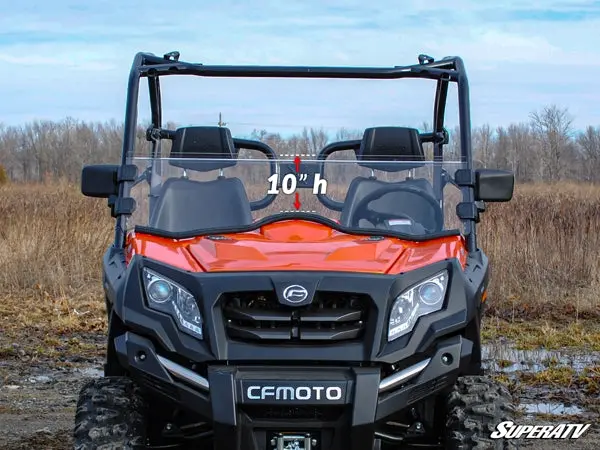 Cfmoto Uforce 800 Scratch Resistant Half Windshield 1